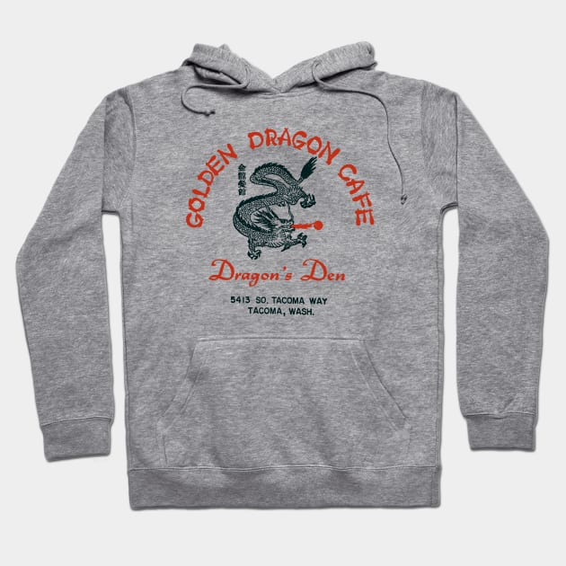 Golden Dragon Cafe Hoodie by DCMiller01